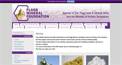 Desktop Screenshot of flaggmineralfoundation.org
