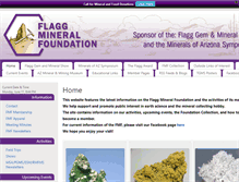 Tablet Screenshot of flaggmineralfoundation.org